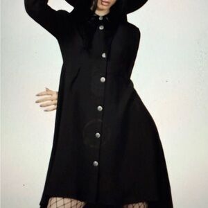 KILLSTAR Shirt Dress Skull Buttons Faux Leather Collar Worn Once XXLWorn Once